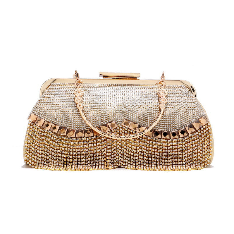 High End Fringed Evening Bag