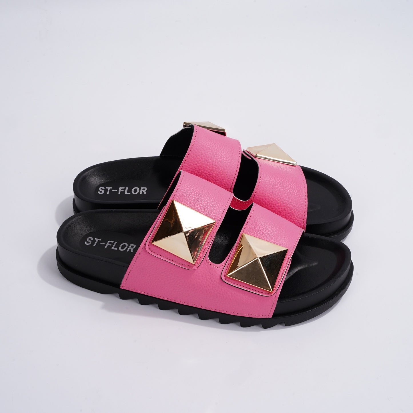 Casual Double Button Thick Bottom Sandals