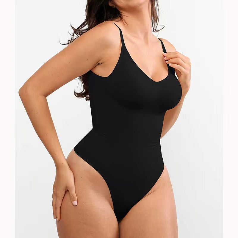 Large size buttocks lifting seamless shapewear, backless thong, jumpsuit, bodysuit